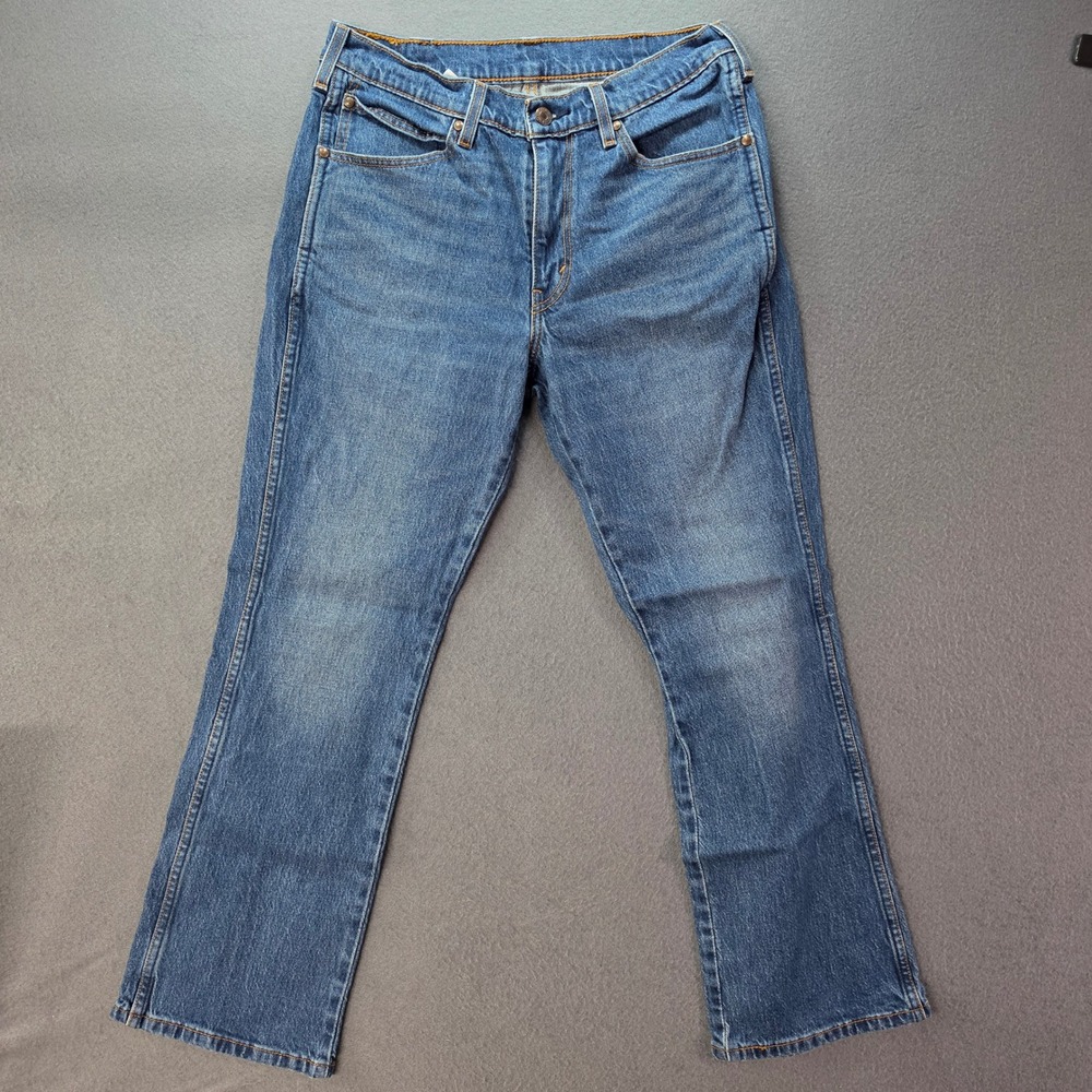 Levis 517 Bootcut Jeans Mens 32x30 Medium Wash Blue Denim Pants 00517-0023